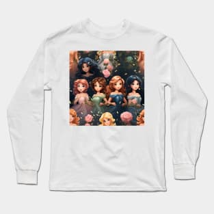 Princesses Pattern 1 Long Sleeve T-Shirt